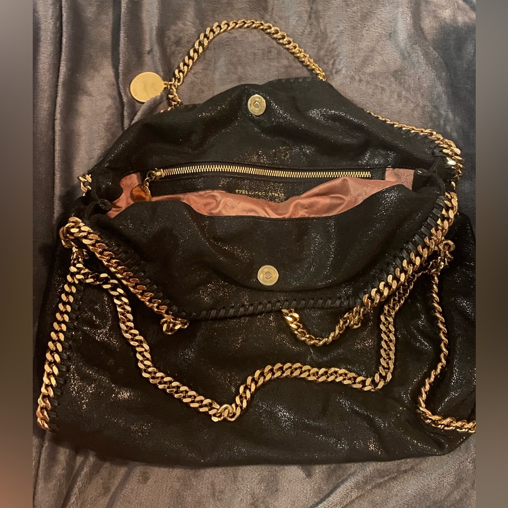 Stella McCartney shaggy Falabella fold over bag - Picture 3 of 8